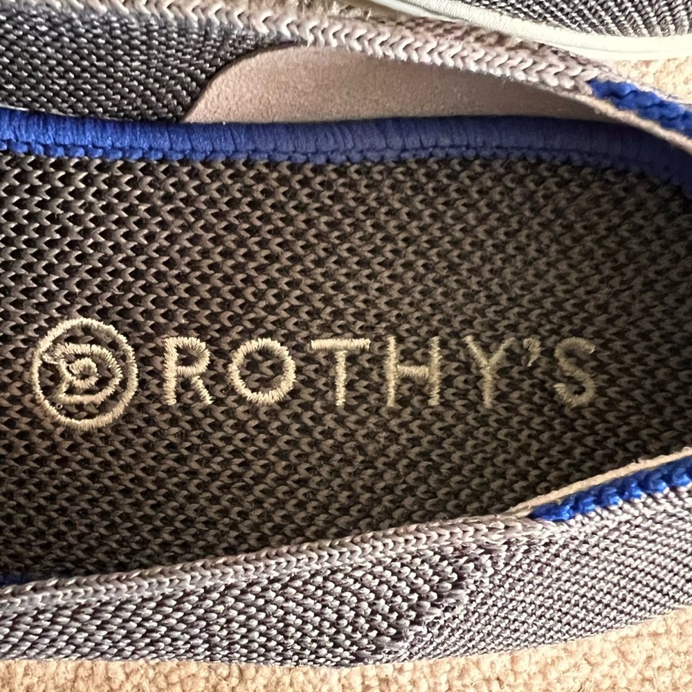 Rothy’s The Original Slip On Sneaker in Steel Gray 8 - Picture 12 of 12